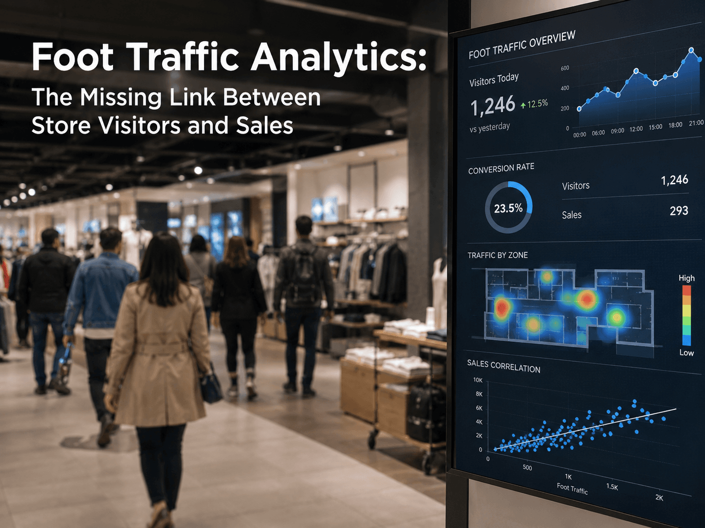 Foot Traffic Analytics: The Missing Link Between Store Visitors and Sales